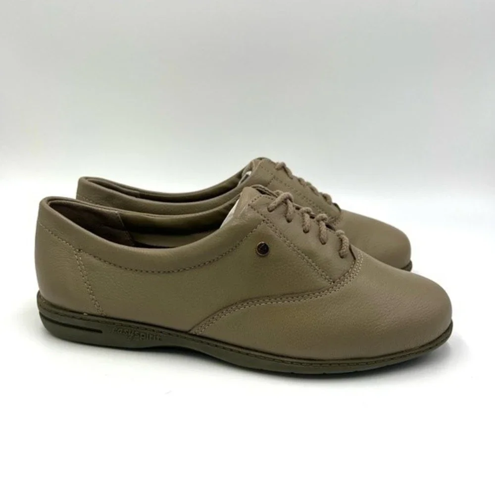 6WW 6XW Easy Spirit Motion Lace Up Comfort Leather Oxford Walking Sneakers Shoes